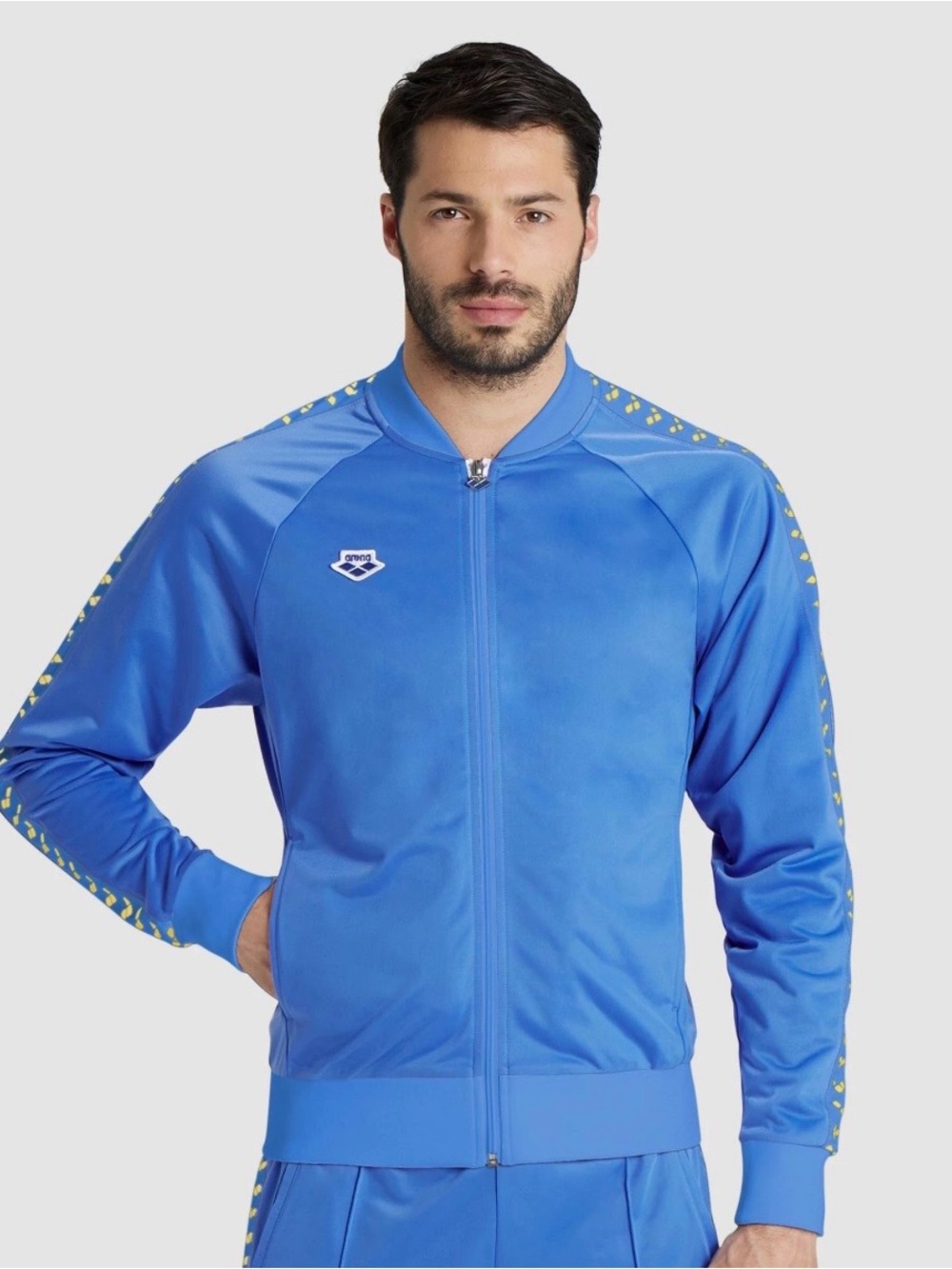 Arena Relax IV Team Royal Jacket with Yellow Accent